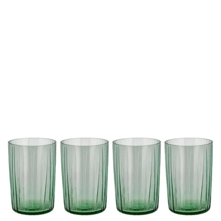 Kusintha vannglass 28 cl 4 stk grønn