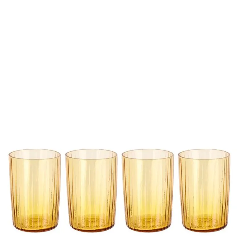 Kusintha vannglass 28 cl 4 stk amber