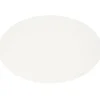Kuvertbrikke PVC 43,5x28,5 cm oval hvit