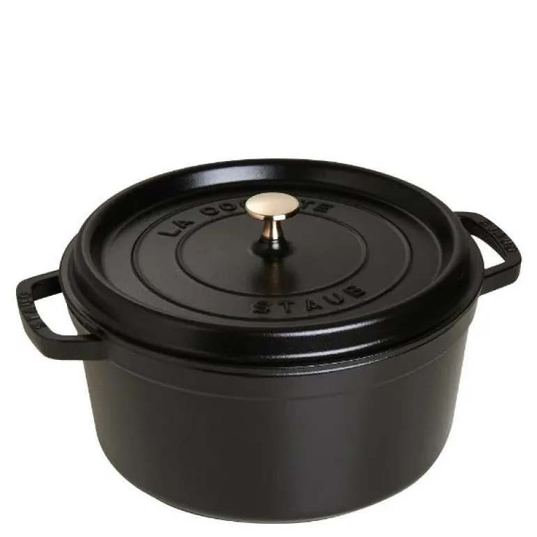 La Cocotte rund gryte 28 cm 6,7L svart