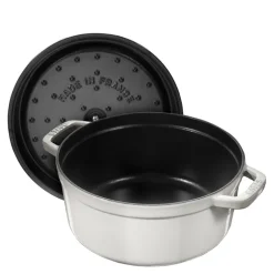 La Cocotte rund gryte 28 cm 6,7L hvit