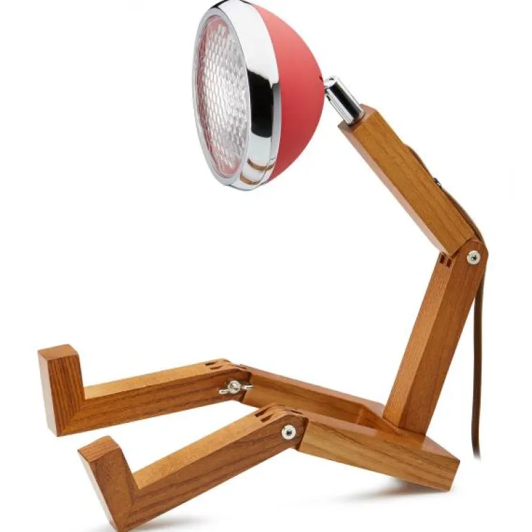Lampe 40 cm rød