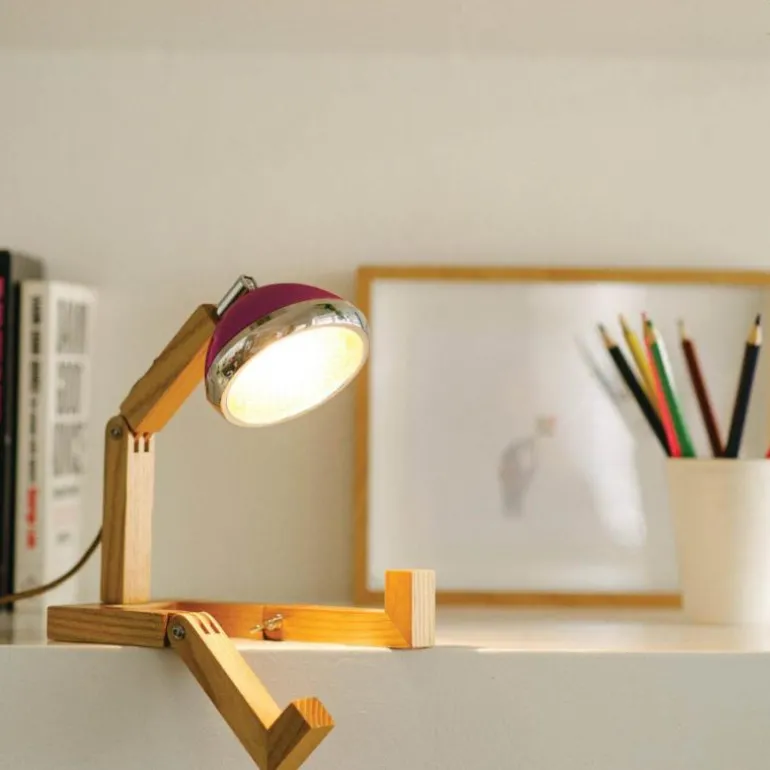Lampe 40 cm rød