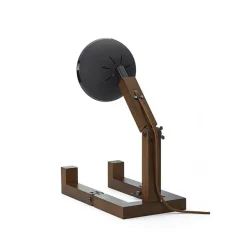Lampe 39 cm svart/ask