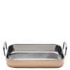 Langpanne 35x25,5x6,3 cm kobber