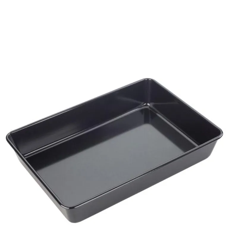 Langpanne 34x24x6 cm svart