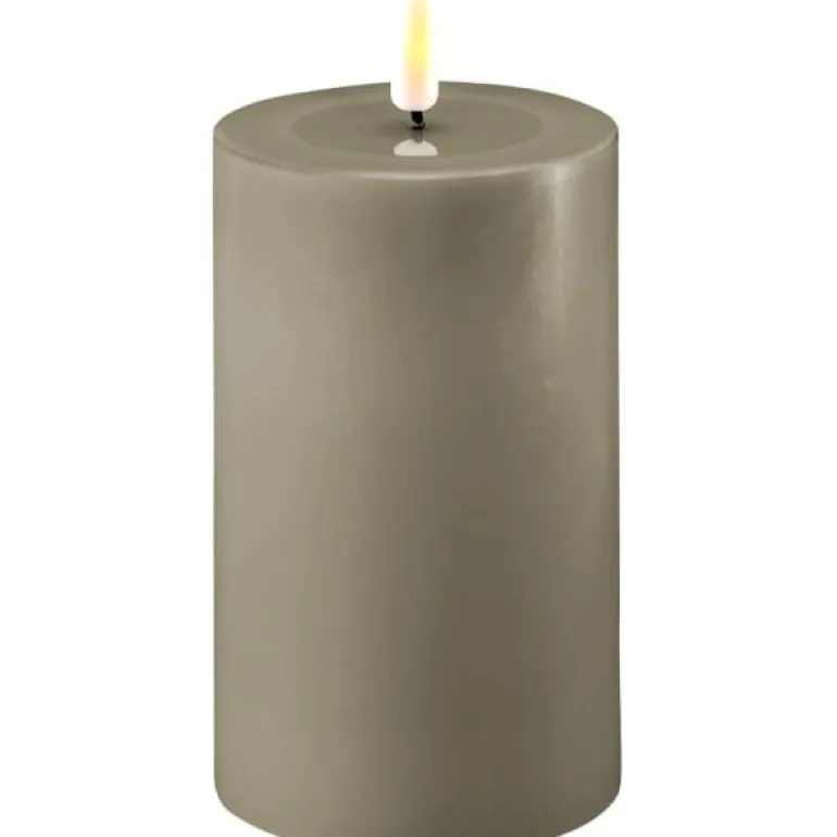 LED kubbelys 7,5×12,5 cm sand