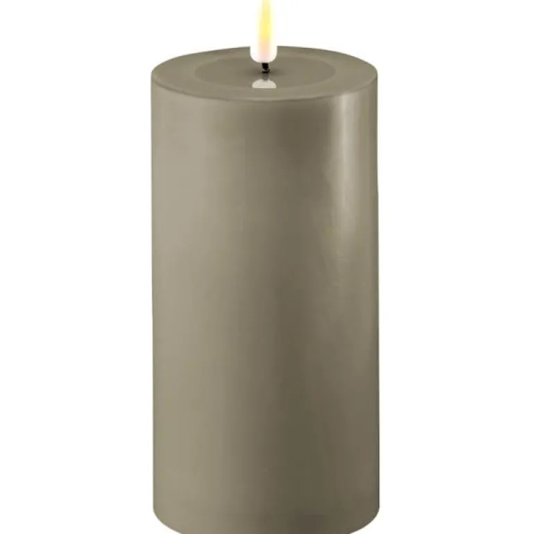 LED kubbelys 7,5×15 cm sand