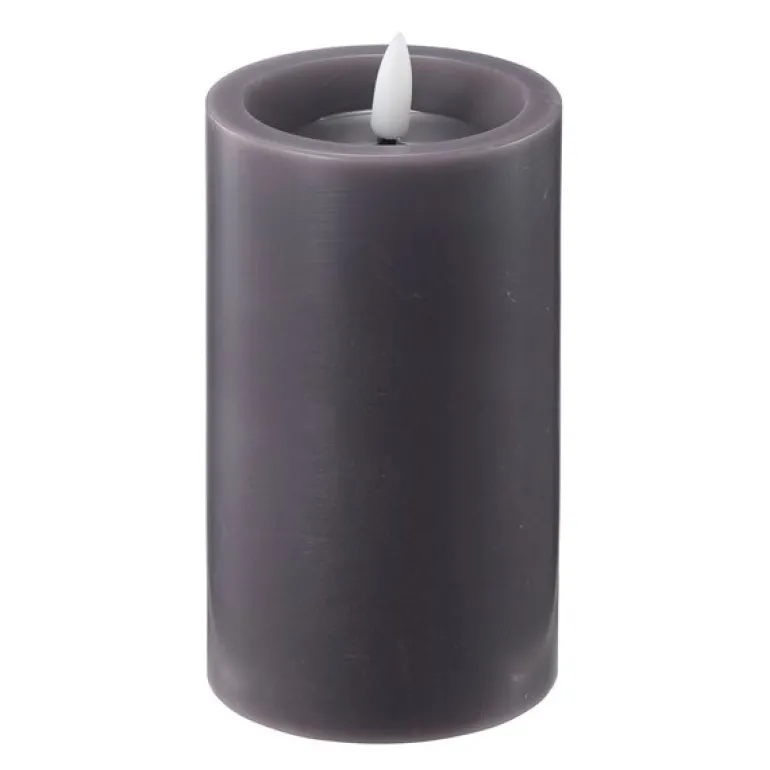 LED kubbelys 7,5x12,5 cm dark gray