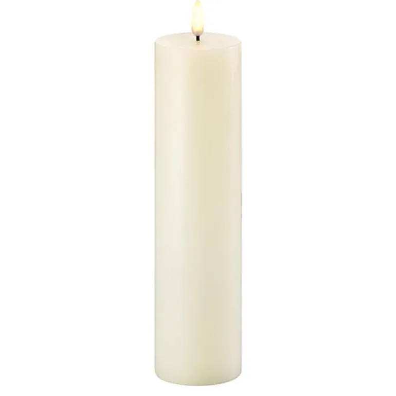 LED kubbelys 22x5,8 cm ivory