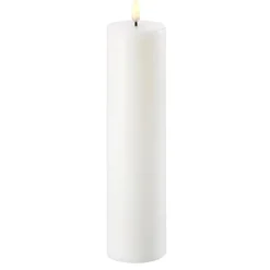 LED kubbelys 22x5,8 cm nordic white