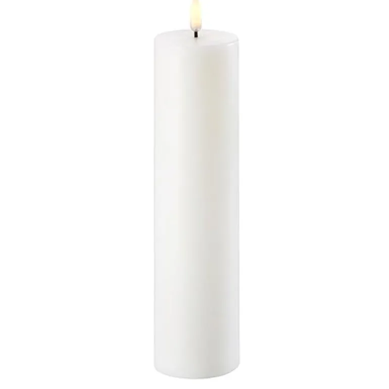 LED kubbelys 22x5,8 cm nordic white