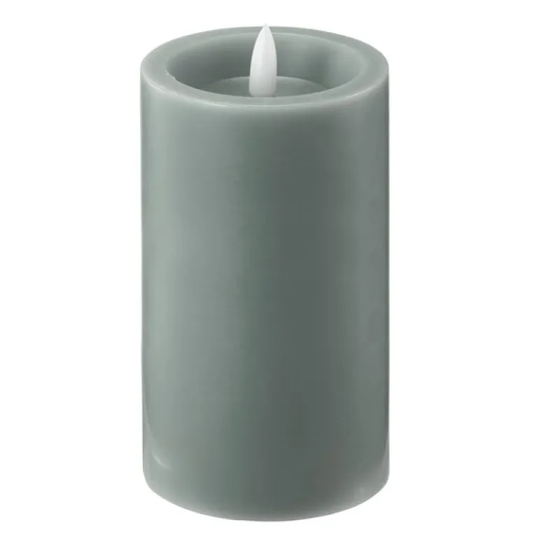 LED kubbelys 7,5x12,5 cm sage