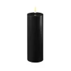 LED kubbelys 5x15 cm svart