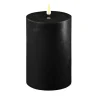 LED kubbelys 10x15 cm svart