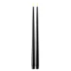 LED shiny dinner 2,2x38 cm 2 stk svart