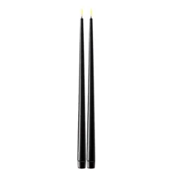 LED shiny dinner 2,2x28 cm 2 stk svart