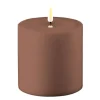 LED utendørslys 10x10cm mocca