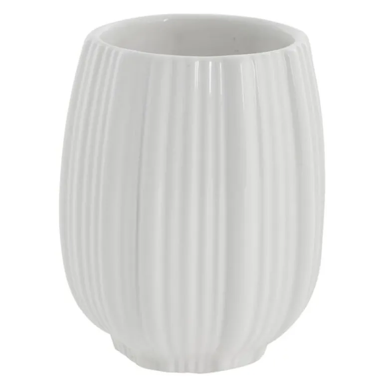 Lily tannbørsteholder 10,6 cm hvit