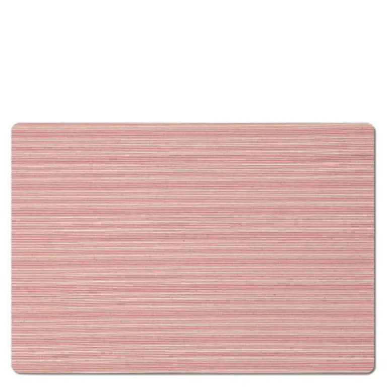 Linie bordbrikke 43x30 cm rosa