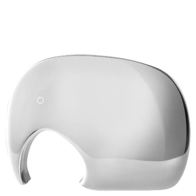 Øllefant flaskeåpner blank
