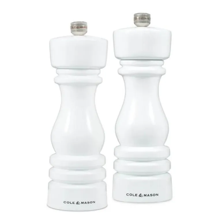 London salt- og pepperkvern 18 cm 2 stk hvit