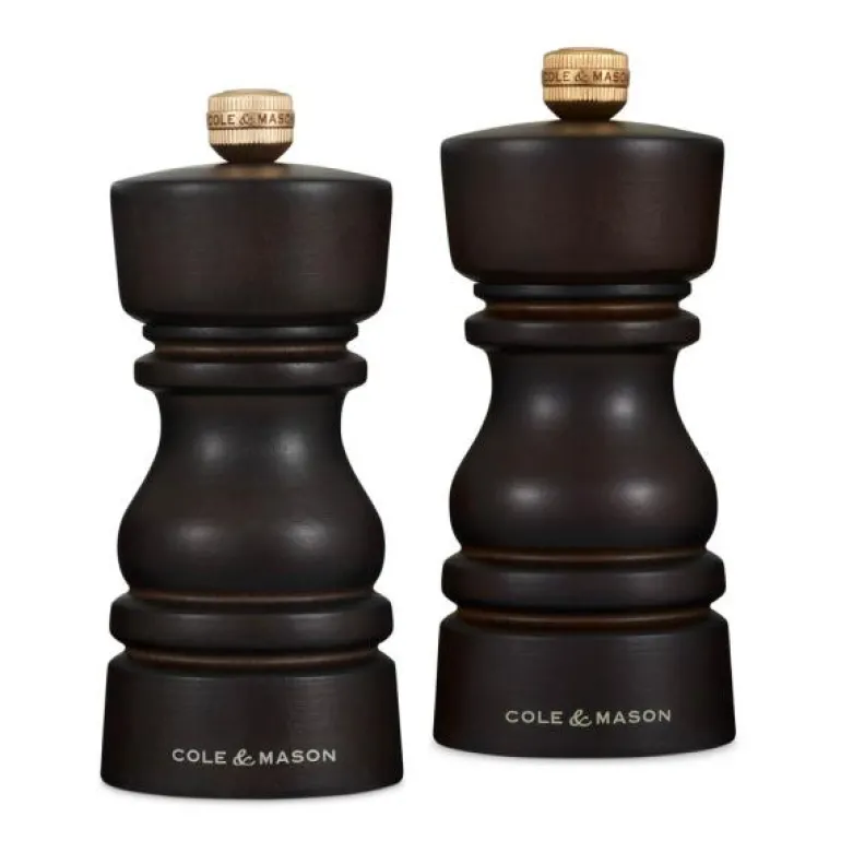 London salt- og pepperkvern 13 cm 2 stk brun