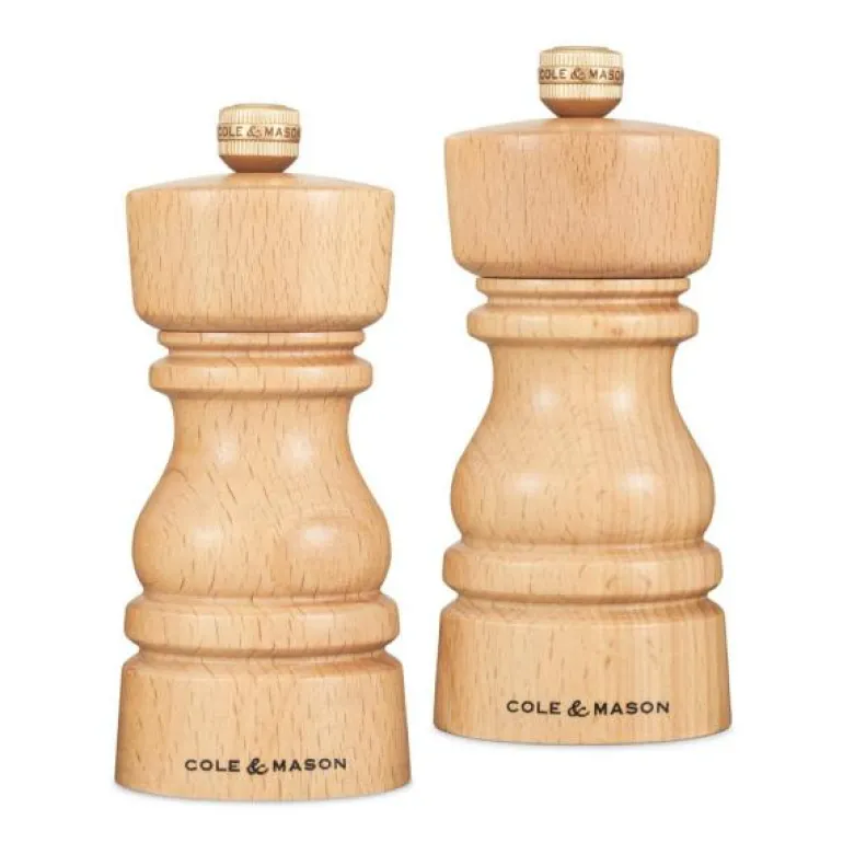 London salt- og pepperkvern 13 cm 2 stk natur