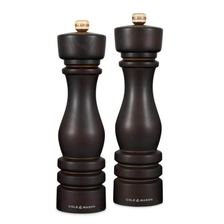 London salt- og pepperkvern 22 cm 2 stk brun