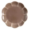 Lotus asjett 22 cm brun