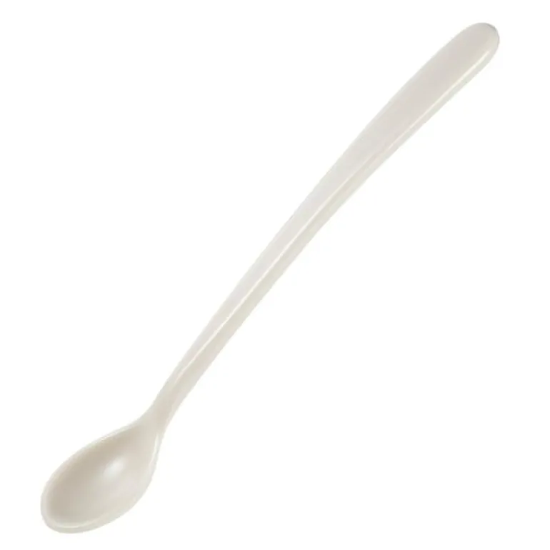 Lun skje 17 cm beige