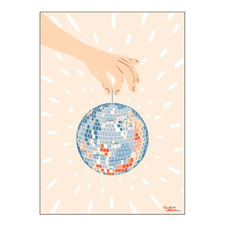 Lydia Ellen Design poster 30x40 cm disco