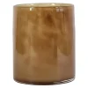 Lyric lyslykt 15x18 cm brown
