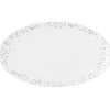 Lys oval asjett 20 cm