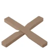 Magnetisk bordskåner 20 cm mocca
