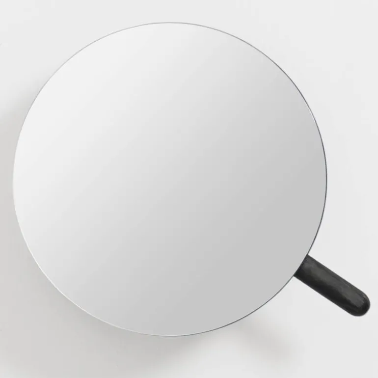Magnifying sminkespeil vegg 18 cm mørk eik