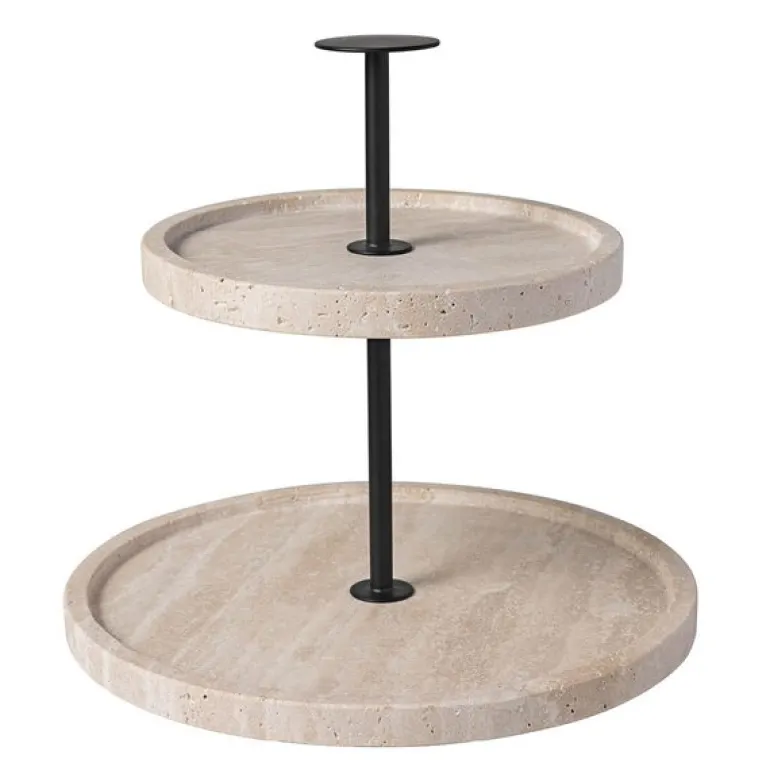 Manufacture Travertine etasjefat 22,5 cm beige
