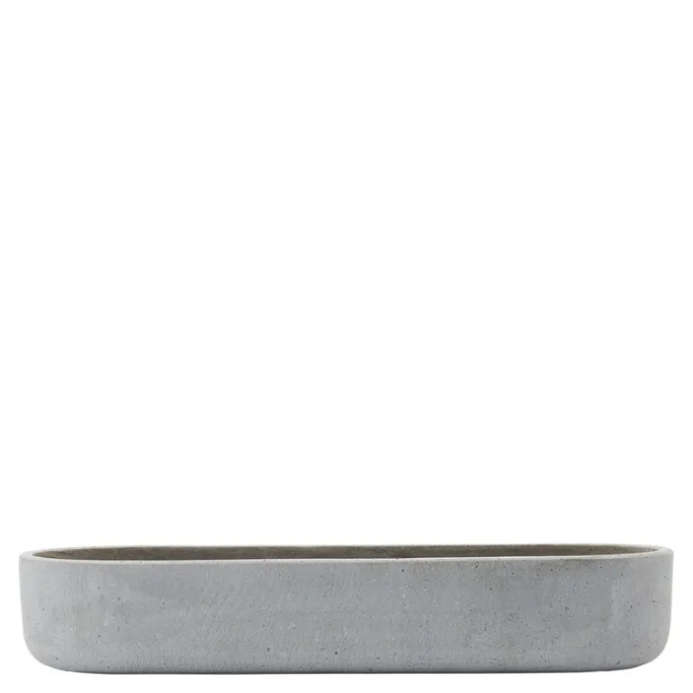 Marb lysestake 35 cm grå