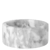 Marmor fat 12 cm hvit