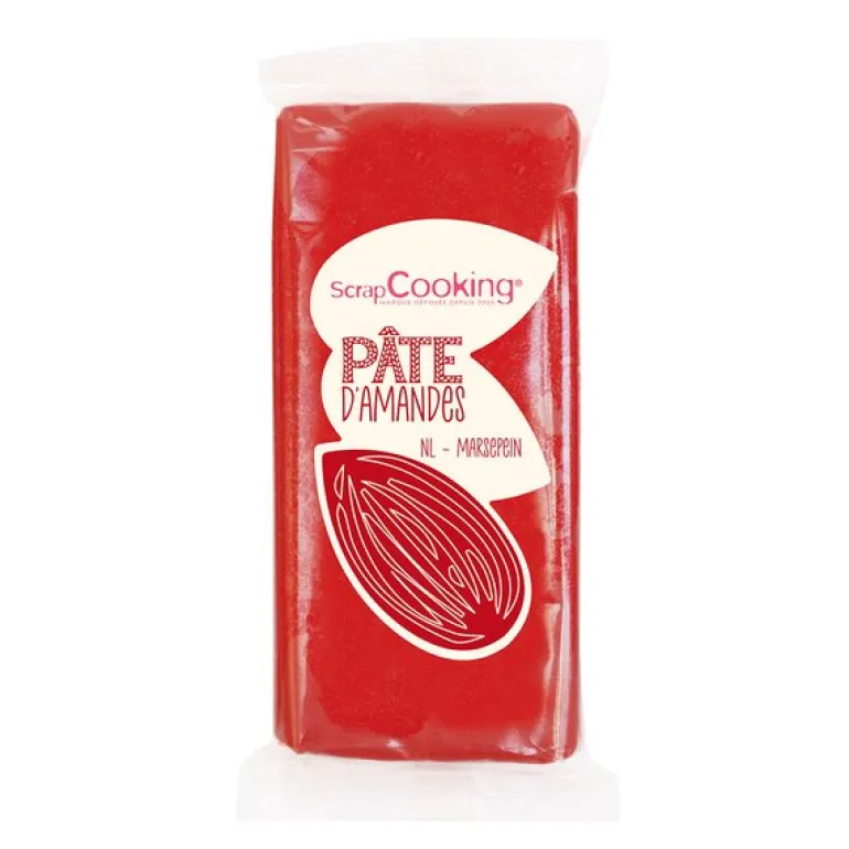 Marsipan 200 g rød