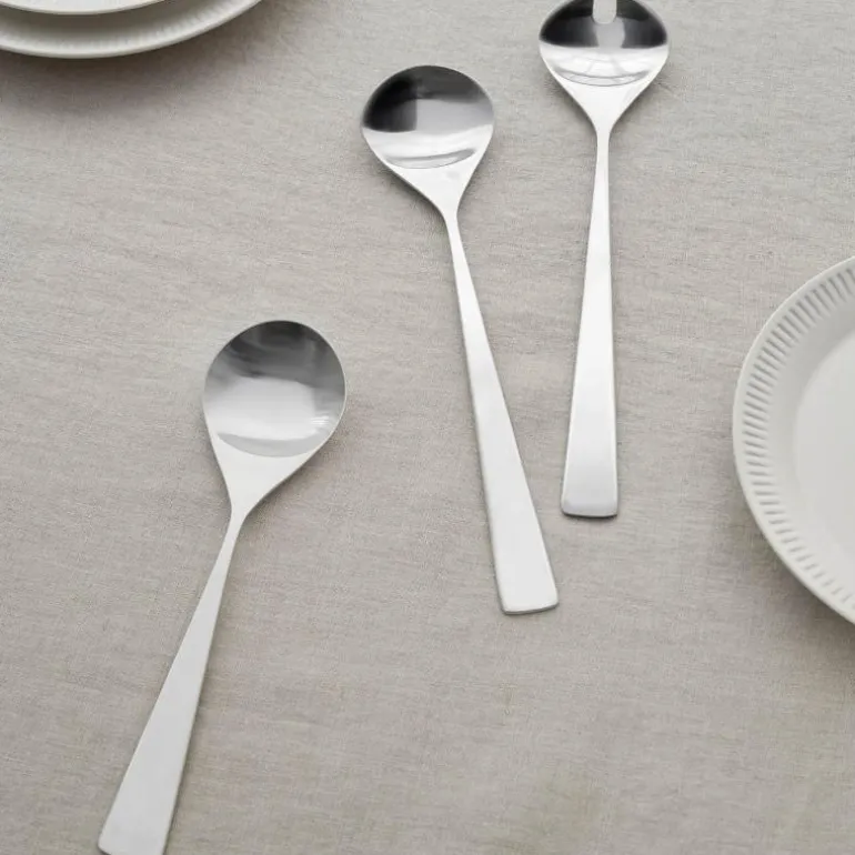 Maya serveringskje 21,5 cm stål