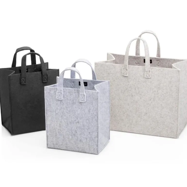 Meno bag 35x30x20 cm resirkulert grå