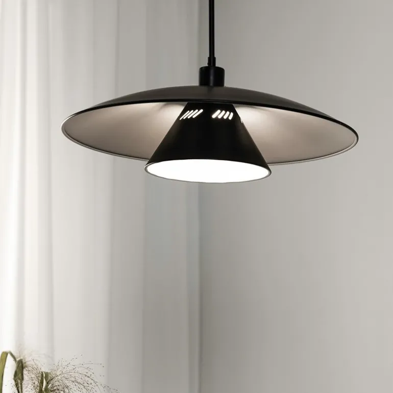 Millinge taklampe 50 cm svart matt