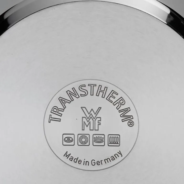 Mini kasserolle med skaft og lokk 16 cm