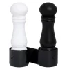 Mini kvernsett 12 cm svart/hvit