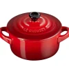 Minigryte ildfast form 0,25L 10 cm cerise