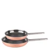 Mjölner YB stekepannesett 2 deler 22+28 cm kobber