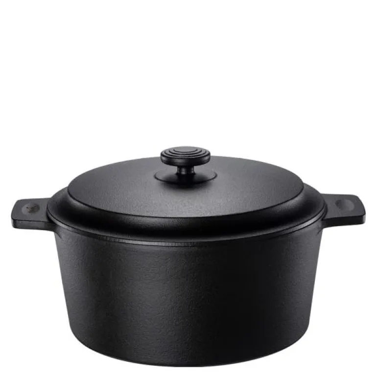 Moi støpejernsgryte 4,4L svart