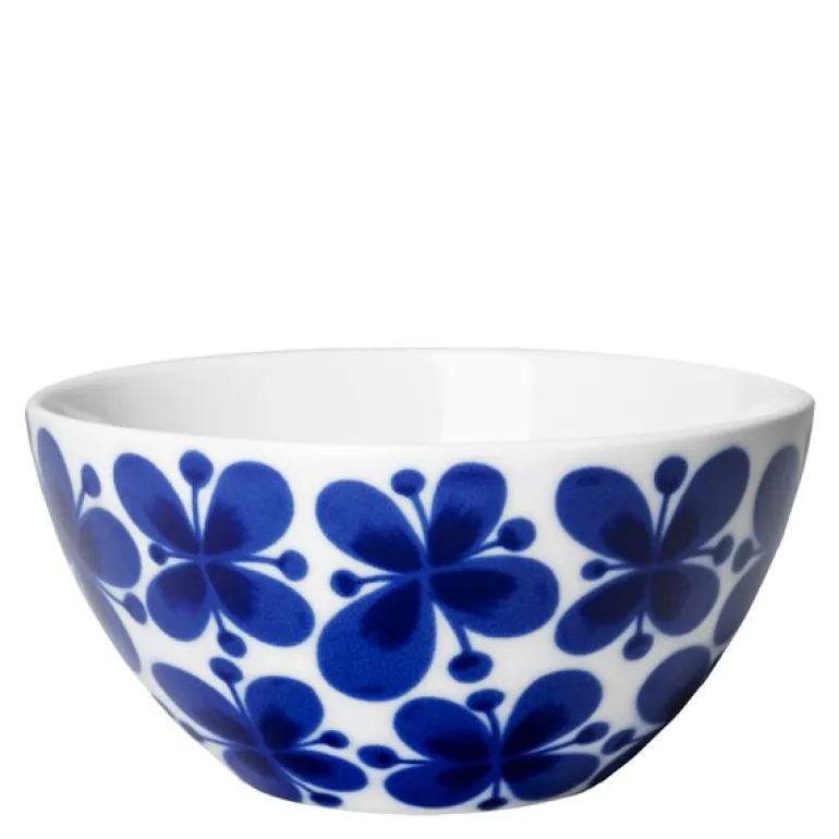 Mon Amie liten skål 10 cm blå/hvit