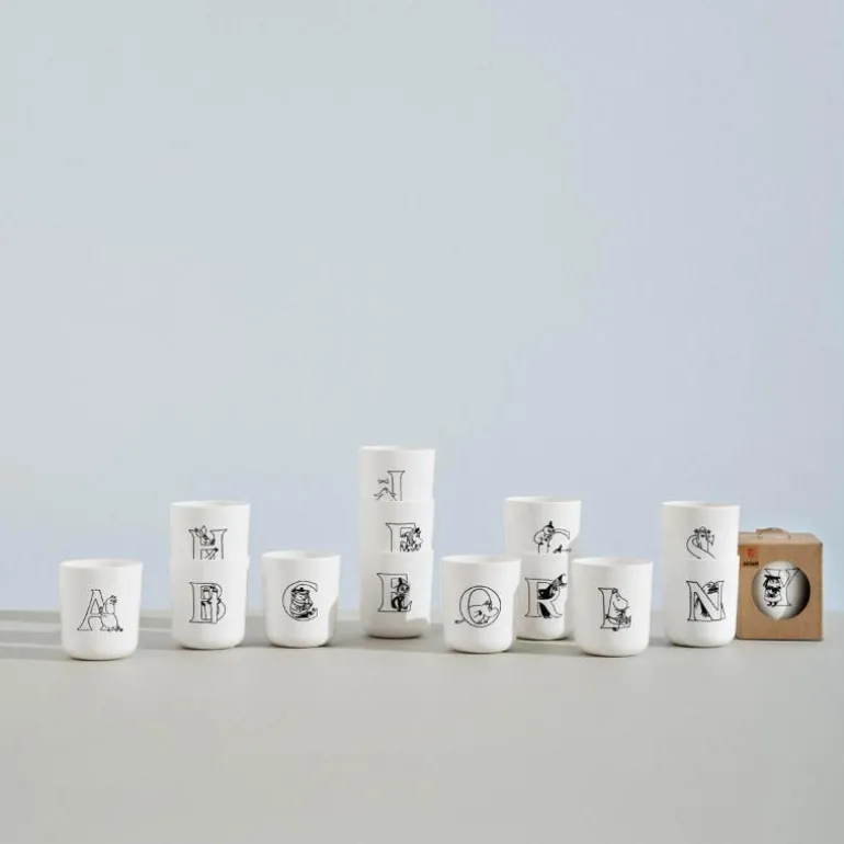 Moomin ABC krus A 20 cl hvit